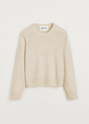 Inga sweater – cashmere | Pure ecru Sweater aiayu