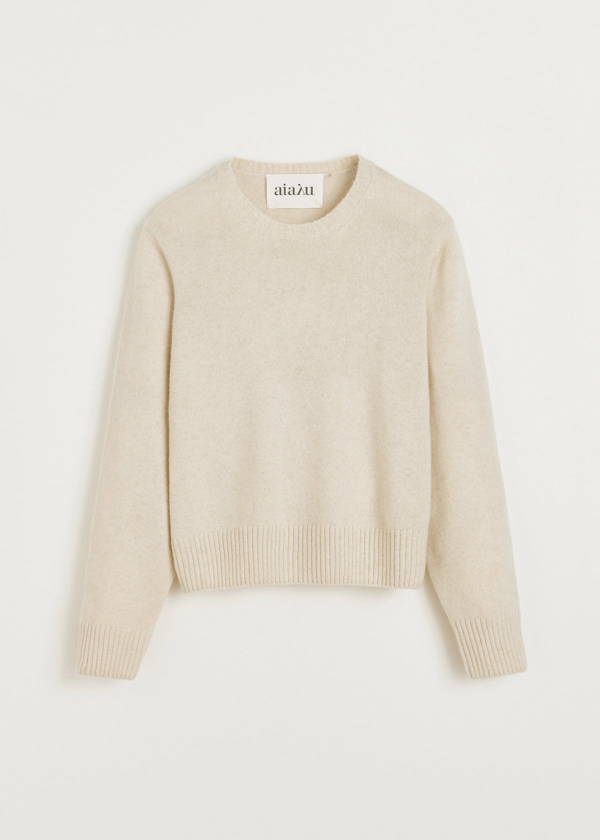 Inga sweater – cashmere | Pure ecru Sweater aiayu
