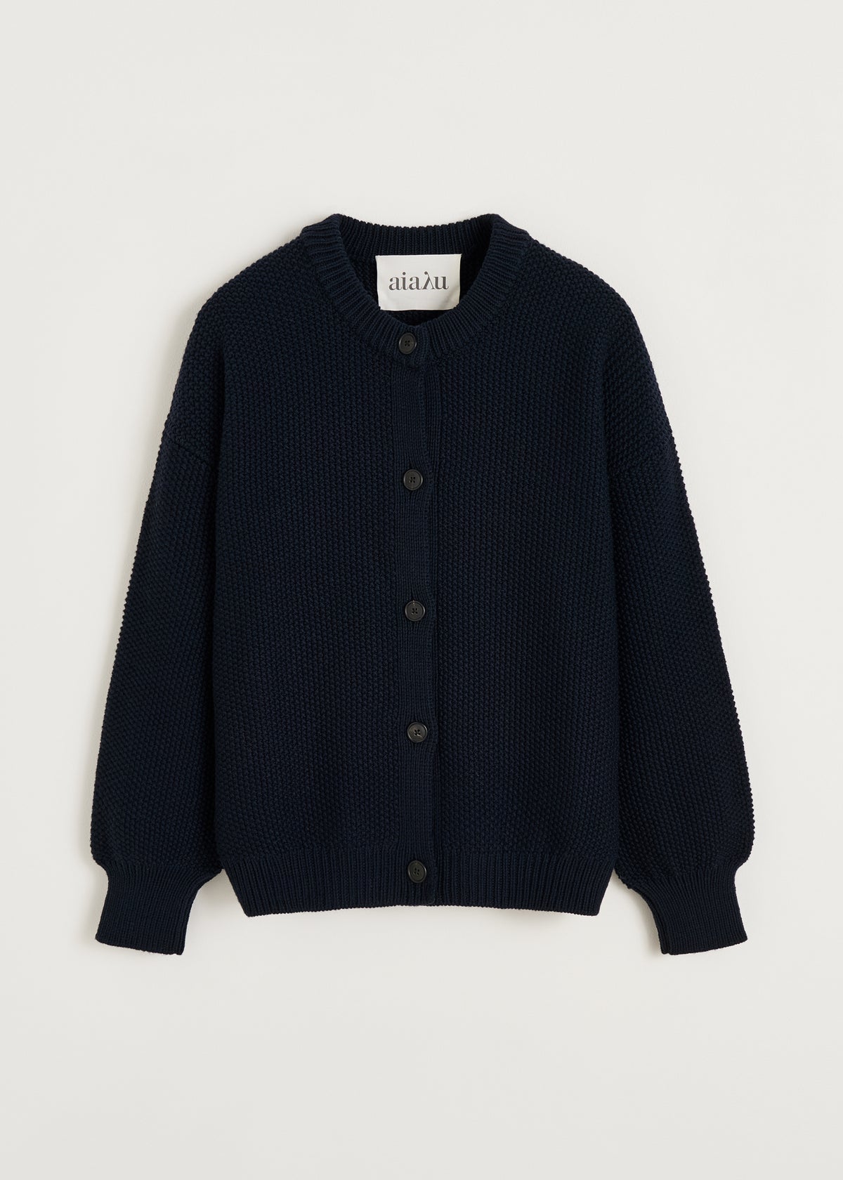 Irena cardigan - highland wool | Black navy Cardigan aiayu