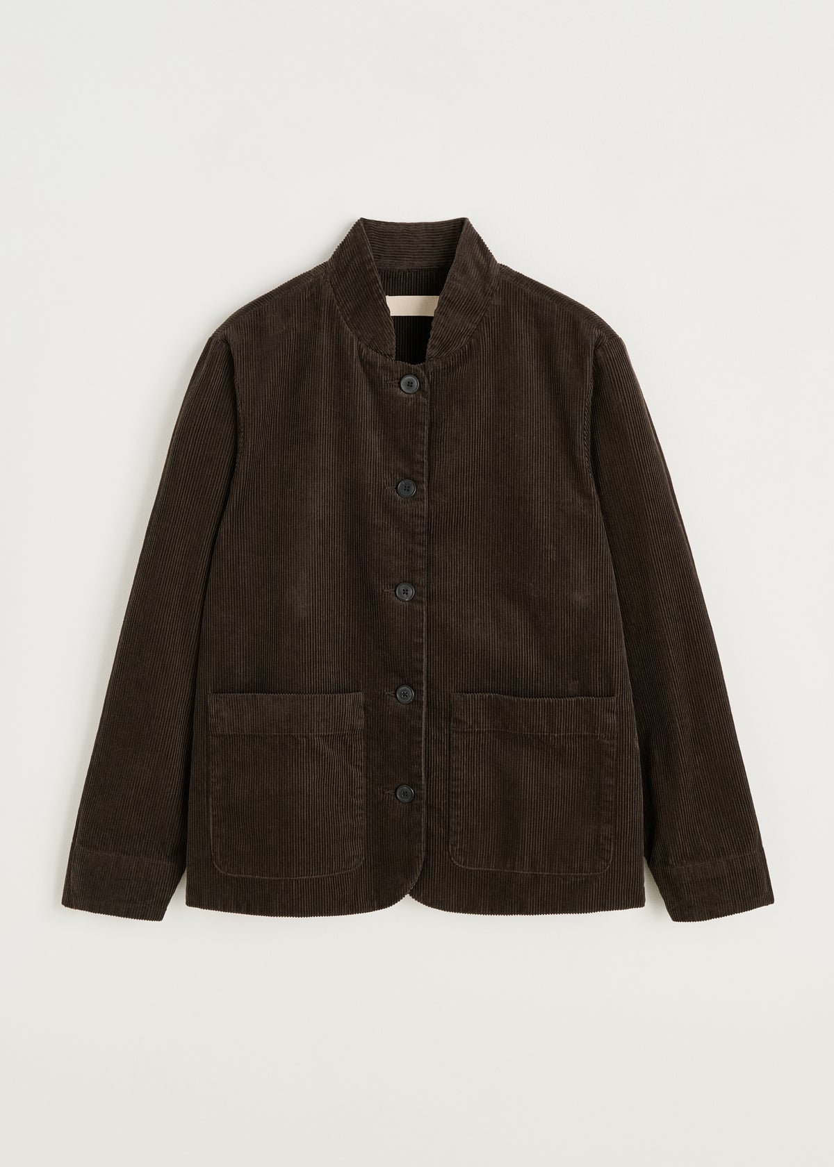 Jacy jacket corduroy | Smokey brown Jacket aiayu