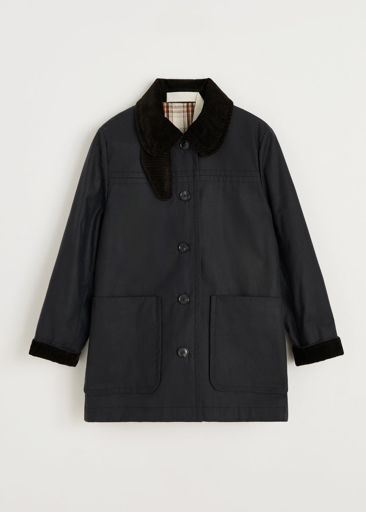 Jamie jacket – ripstop oilskin | Antracite Jacket aiayu