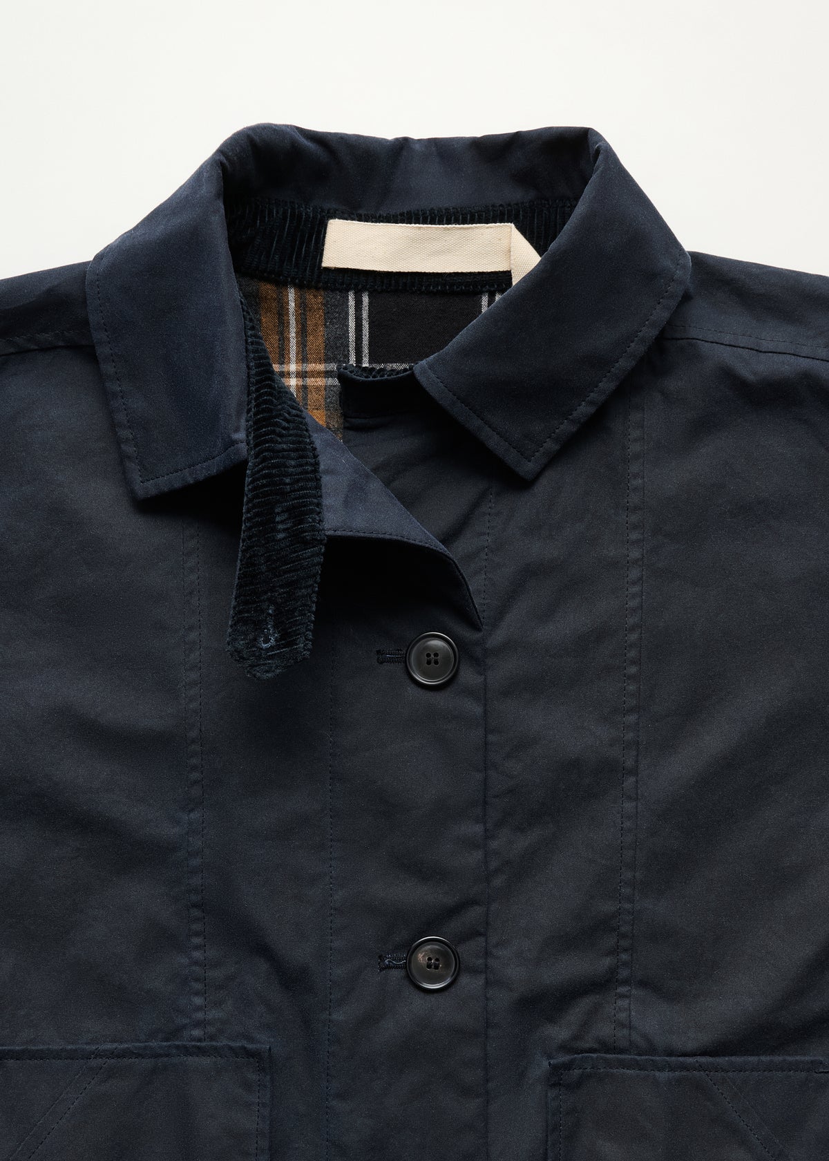 Jay coat – oilskin | Navy Jacket aiayu