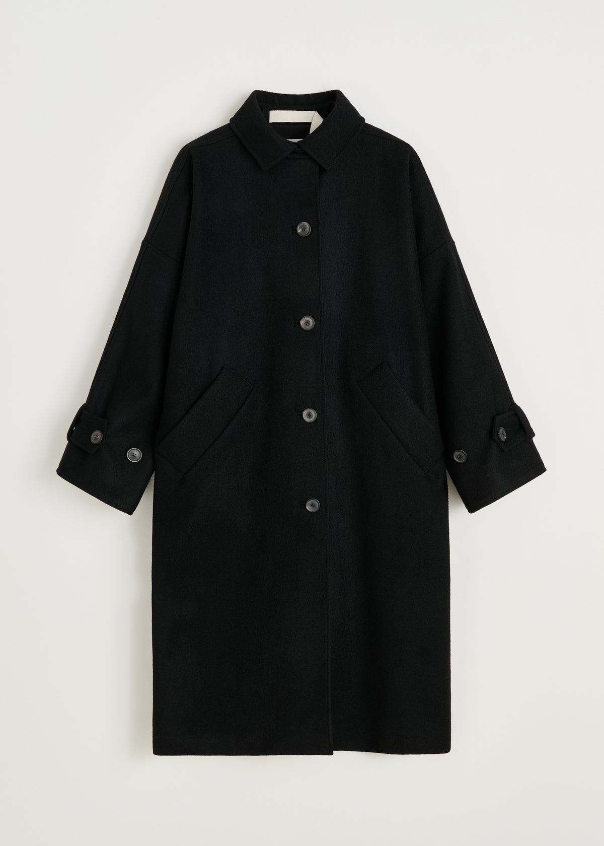 Jo coat loden | Black Coat aiayu