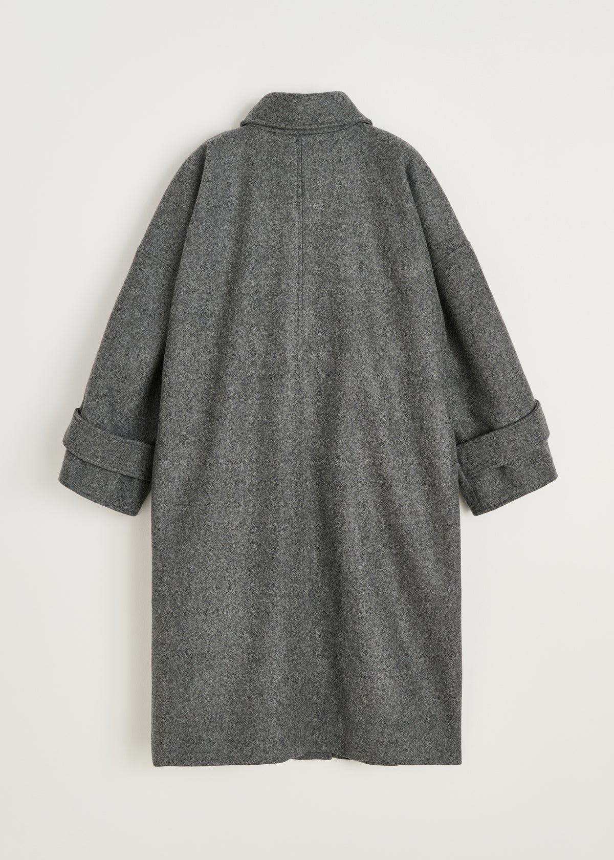 Jo coat loden | Pure grey Coat aiayu