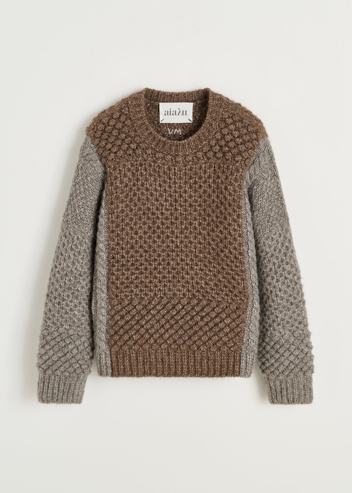 Justina sweater – llama wool | Mix pure grey Sweater aiayu