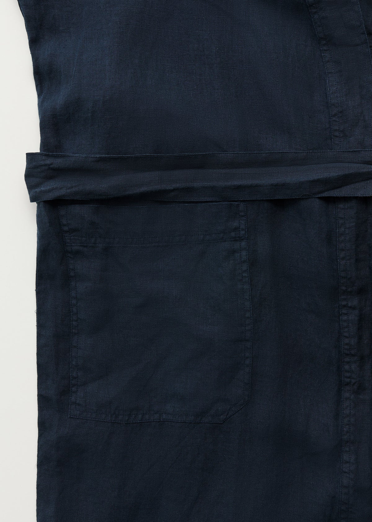 Kimono linen | Navy Bathrobe aiayu