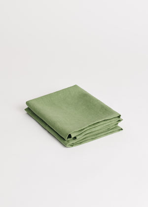 Linen kitchen towel (set of 2 pcs) | Dusty green Other living aiayu