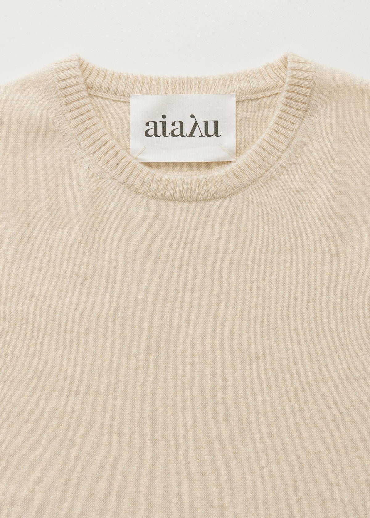 Leonardo sweater – pure cashmere | Pure Ecru Sweater aiayu