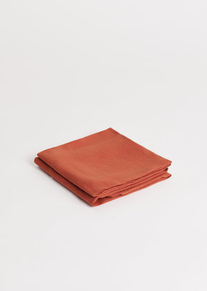 Linen kitchen towel (set of 2 pcs) | Terracotta Other living aiayu
