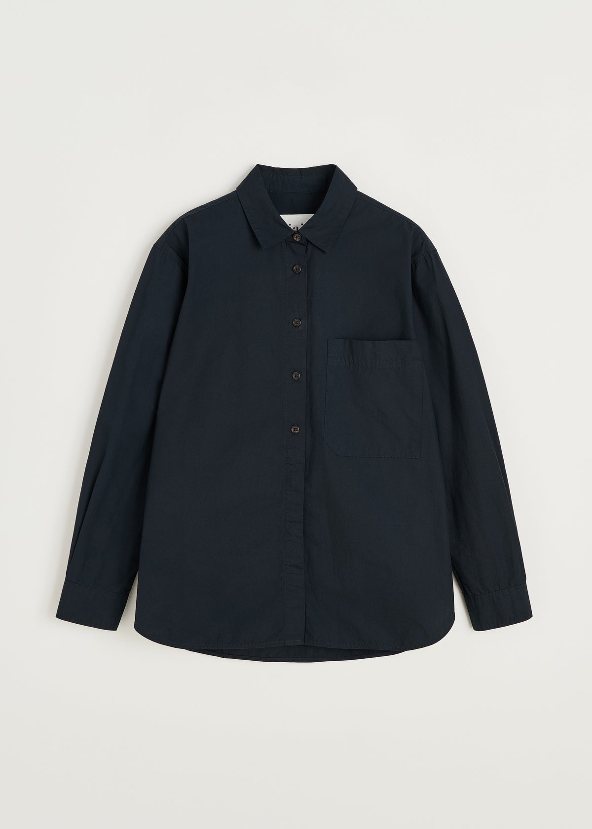 Lynette shirt dark horn | Black navy Shirt Woven aiayu