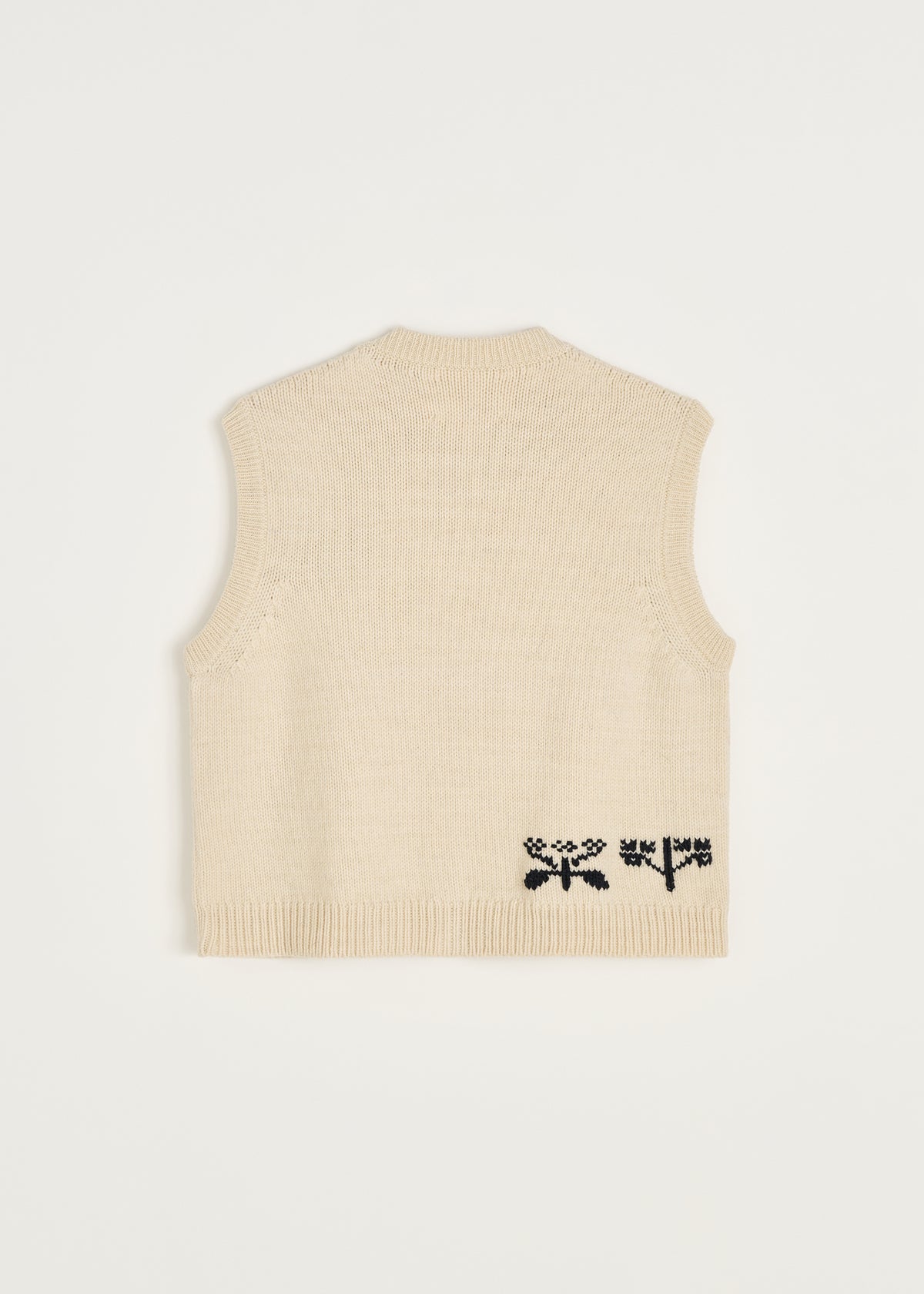 Macha vest – highland wool | Mix pure ecru Vest aiayu