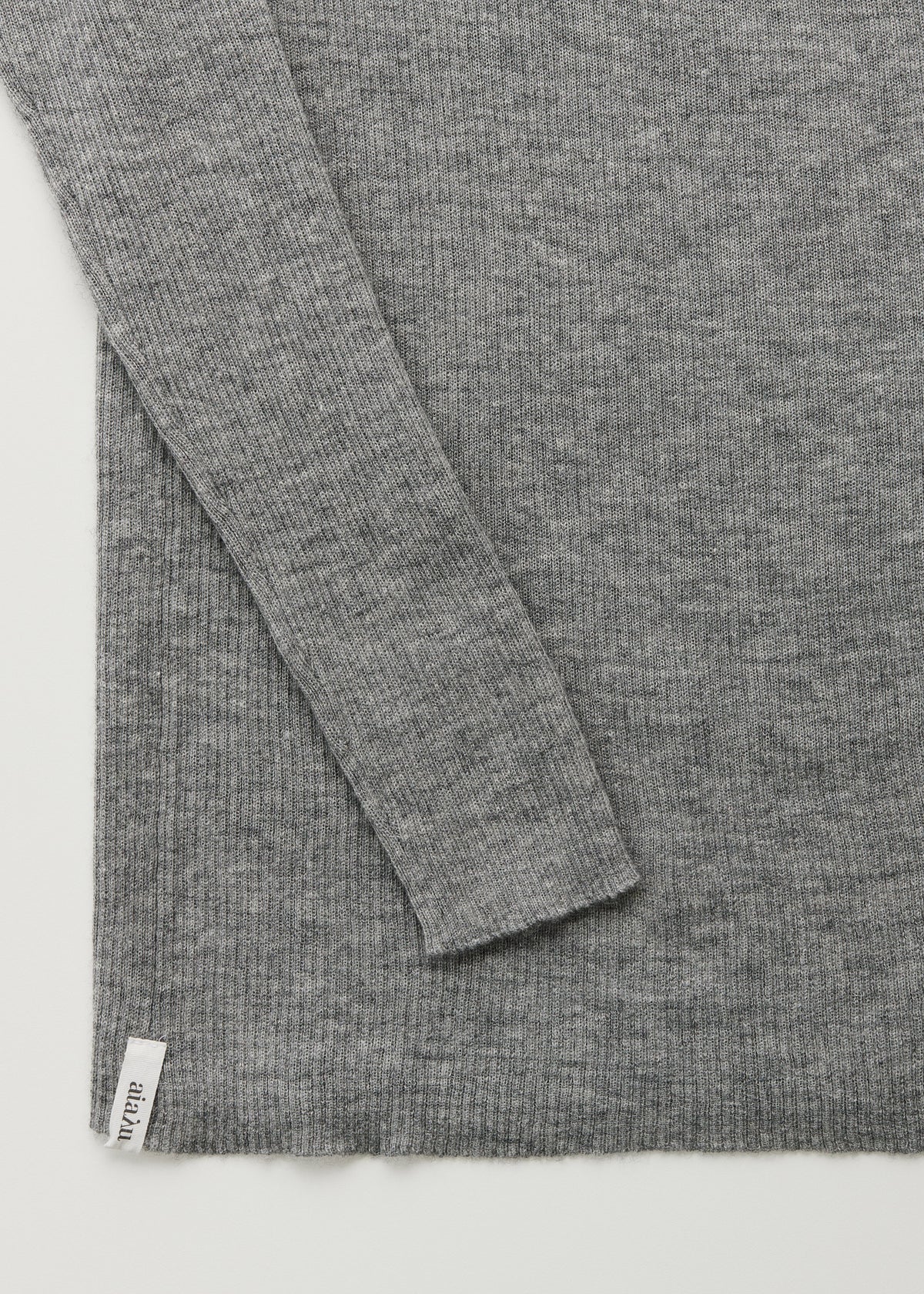 Madigan blouse – cashmere | Grey melange Blouse aiayu