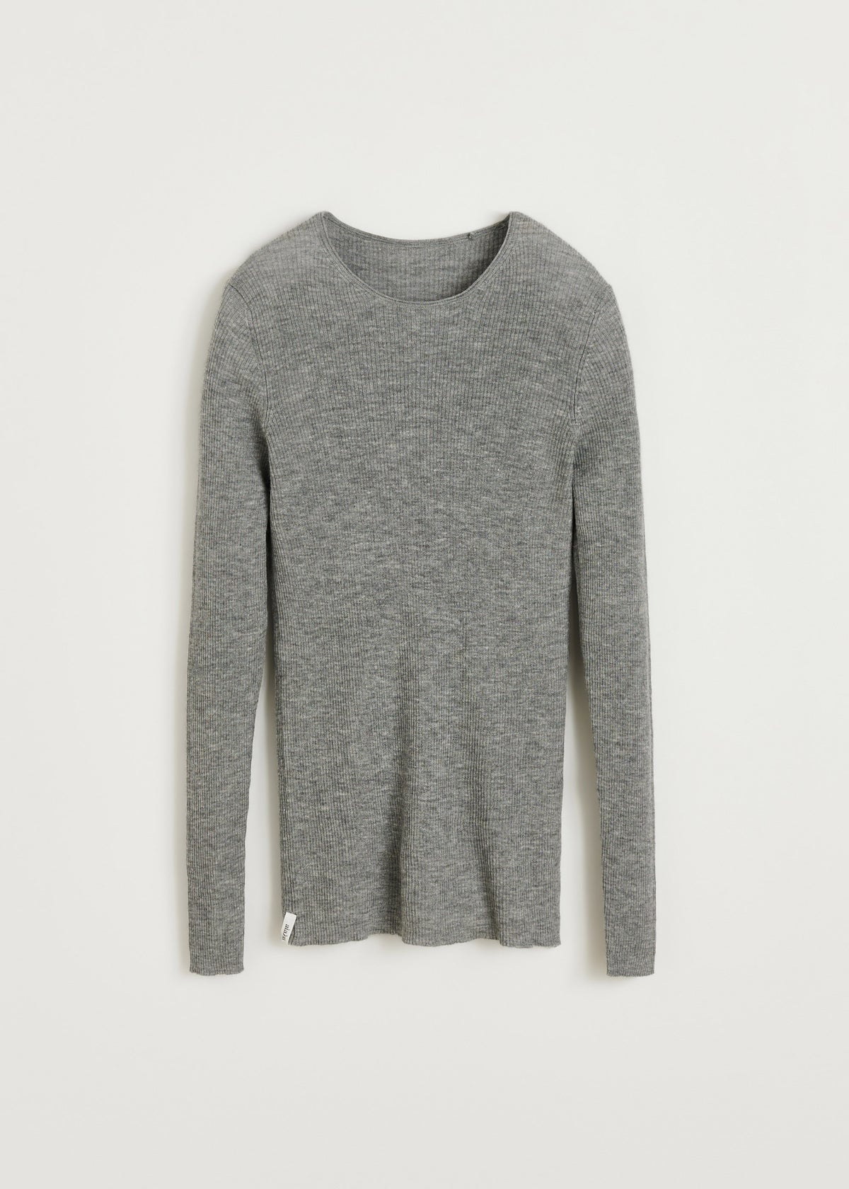 Madigan blouse – cashmere | Grey melange Blouse aiayu
