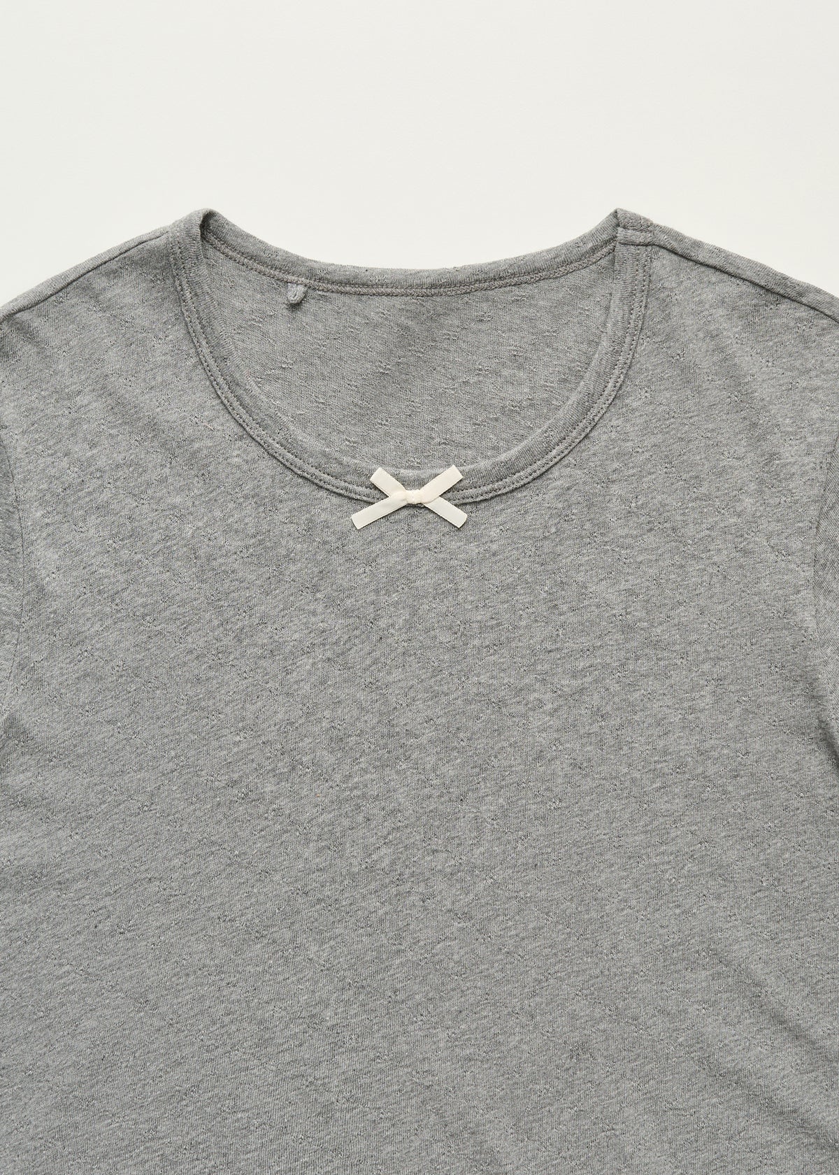 Messhu long sleeve melange | Grey melange T-shirt aiayu