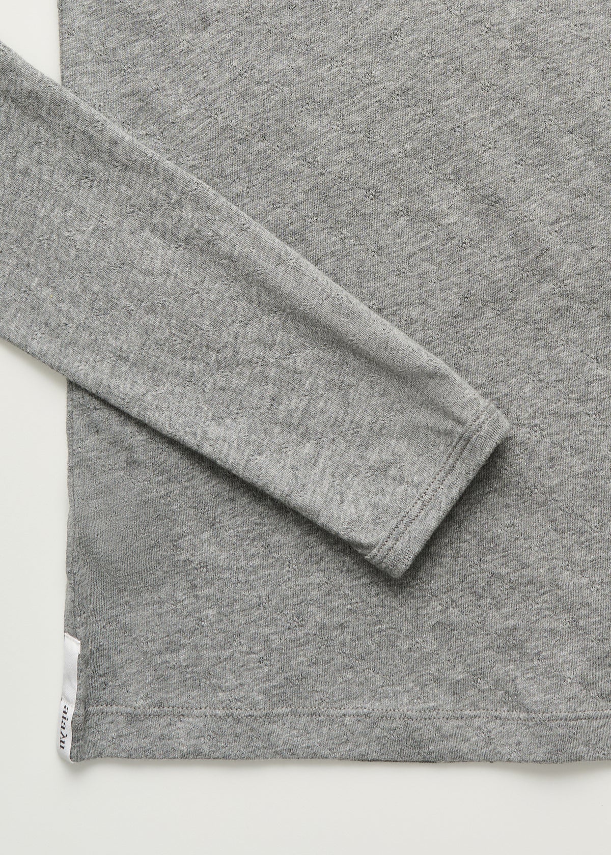Messhu long sleeve melange | Grey melange T-shirt aiayu