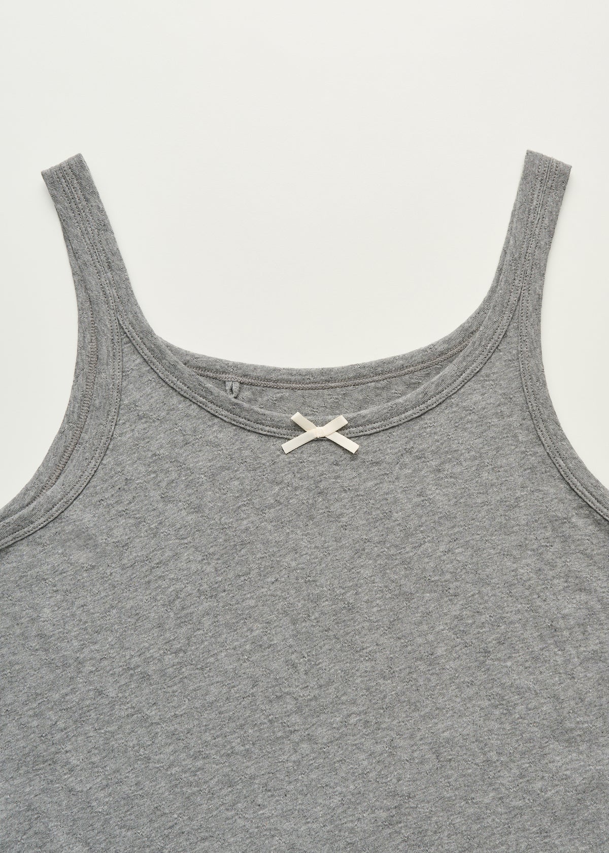 Messhu tank melange | Grey melange Tank aiayu