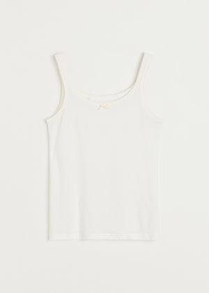 Messhu tank | Pure ecru Top aiayu