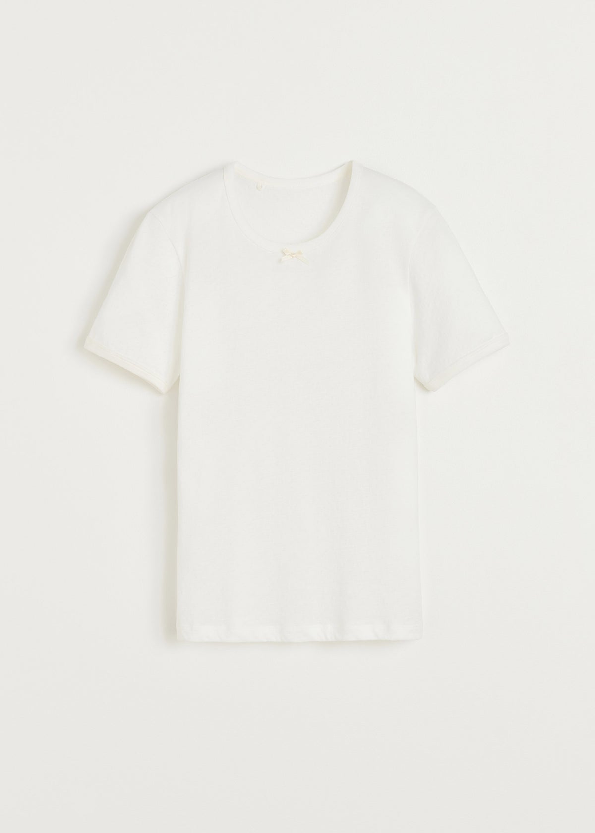 Messhu tee | Pure ecru T-shirt aiayu