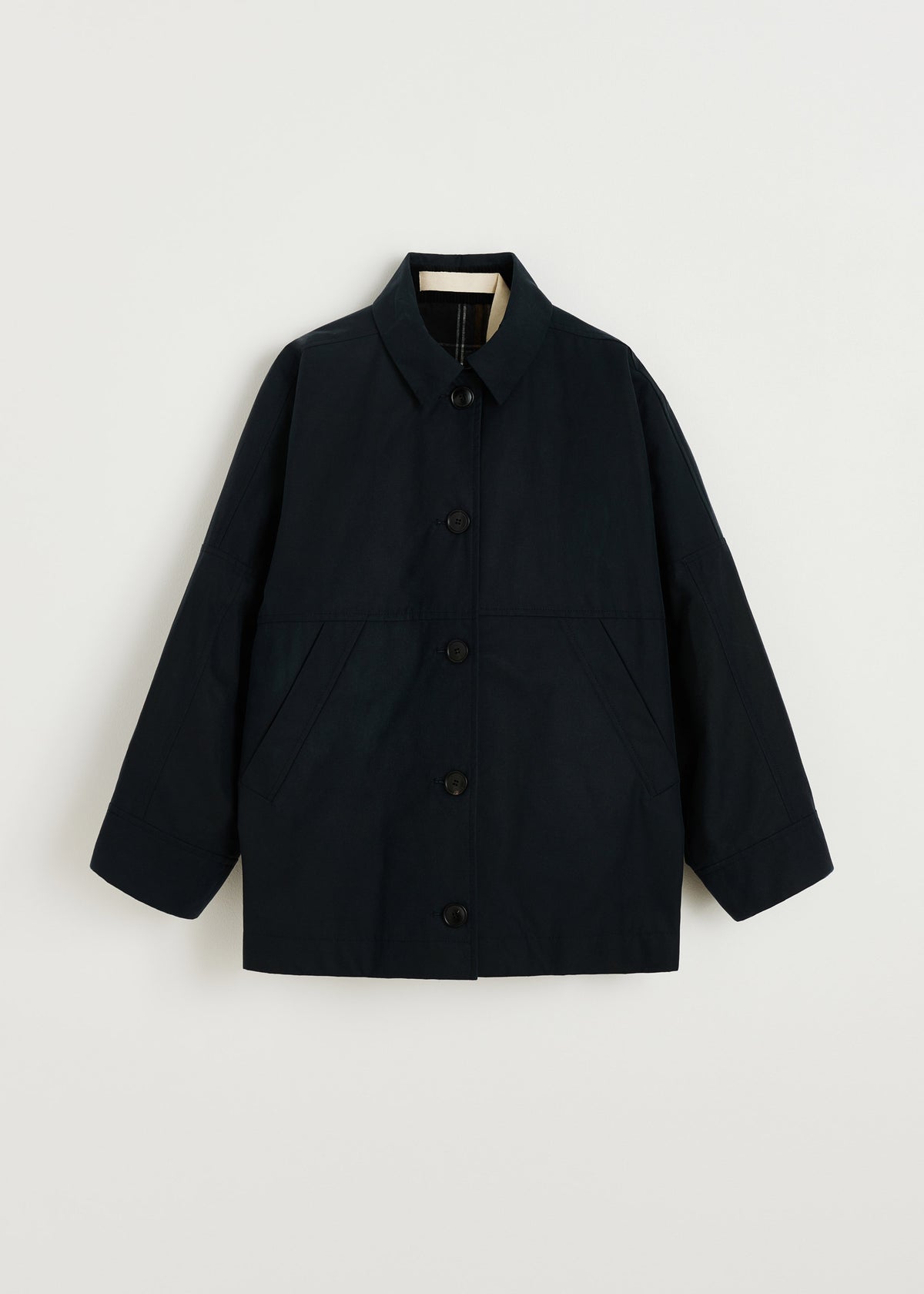 Moa jacket – oilskin | Navy Jacket aiayu