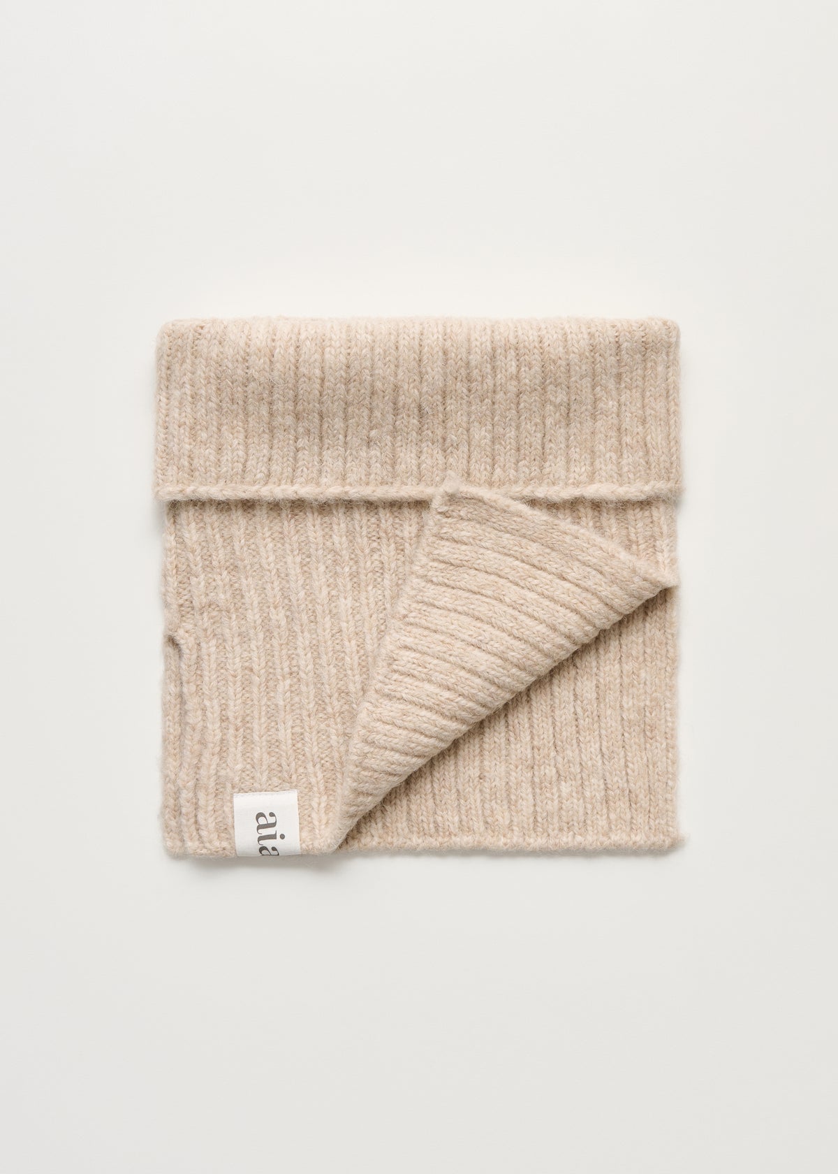 Nellie neck warmer – llama | Pure beige Scarf aiayu