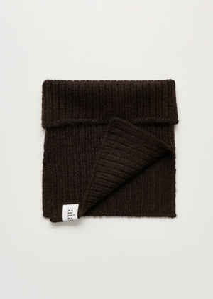 Nellie neck warmer – llama | Pure chocolate Scarf aiayu