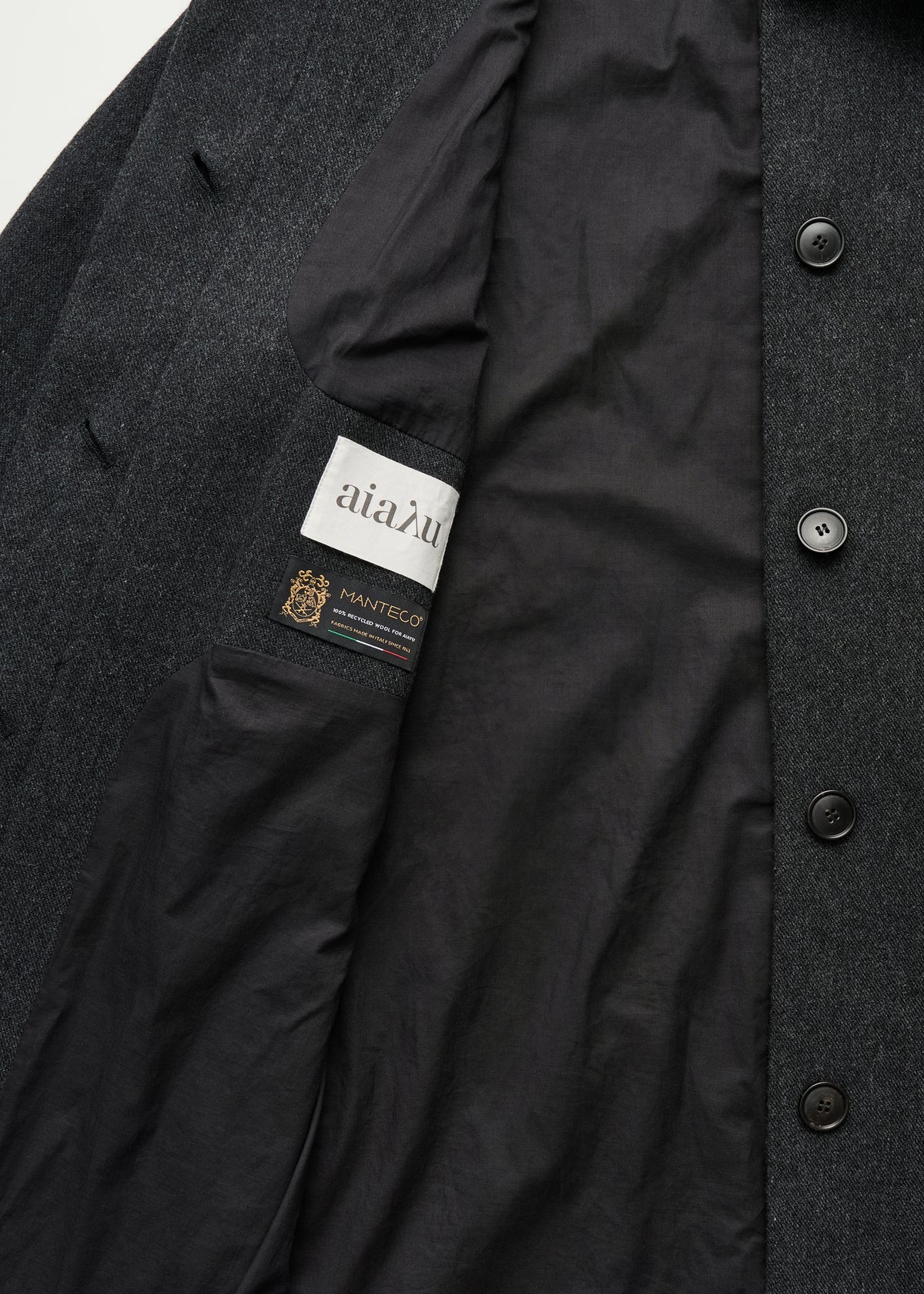 Noah coat – wool | Stormy Coat aiayu