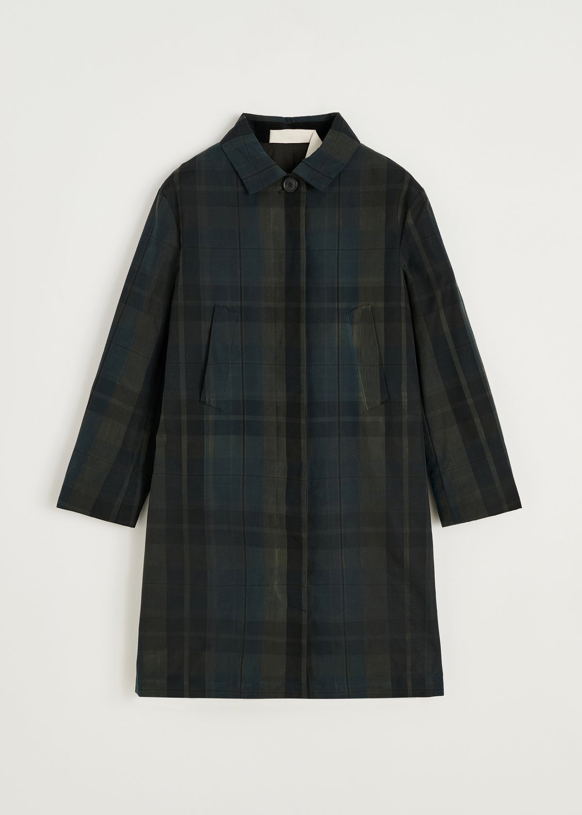 Noor coat check – oilskin silkwax | Foxleigh Coat aiayu