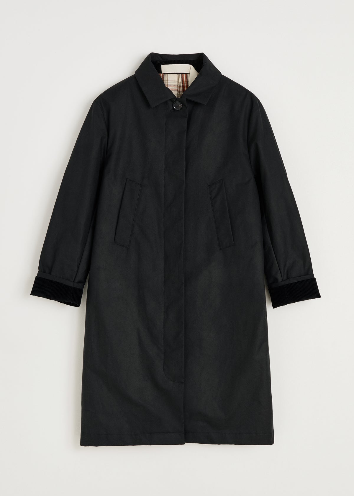 Noor coat – oilskin | Black Jacket aiayu