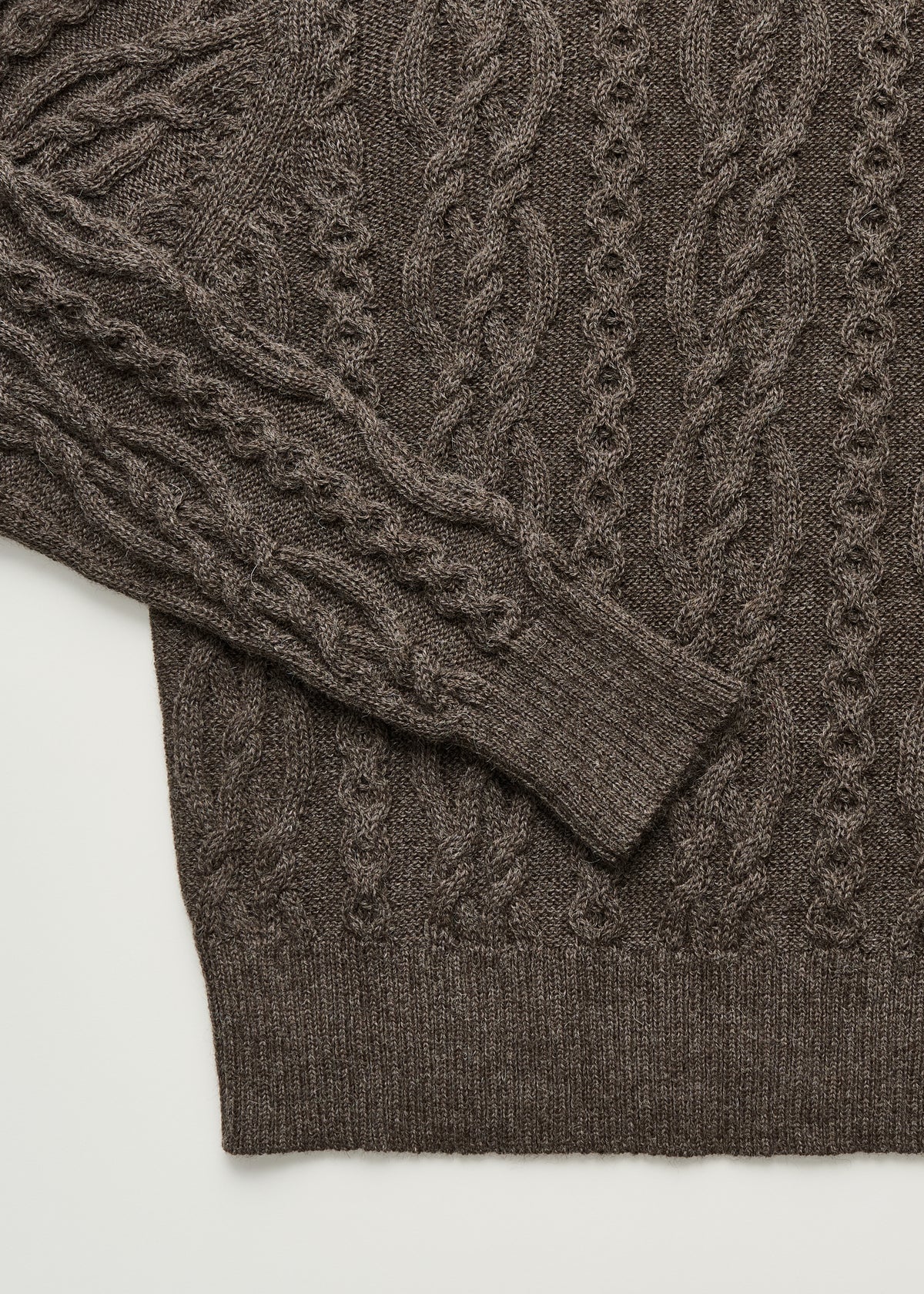 Orenda sweater – llama | Pure smokey brown Sweater aiayu