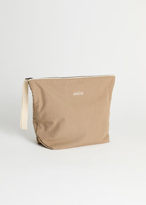 Pouch heavy poplin | Light earth Bag aiayu