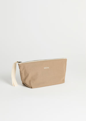 Pouch mini heavy poplin | Light earth Bag aiayu