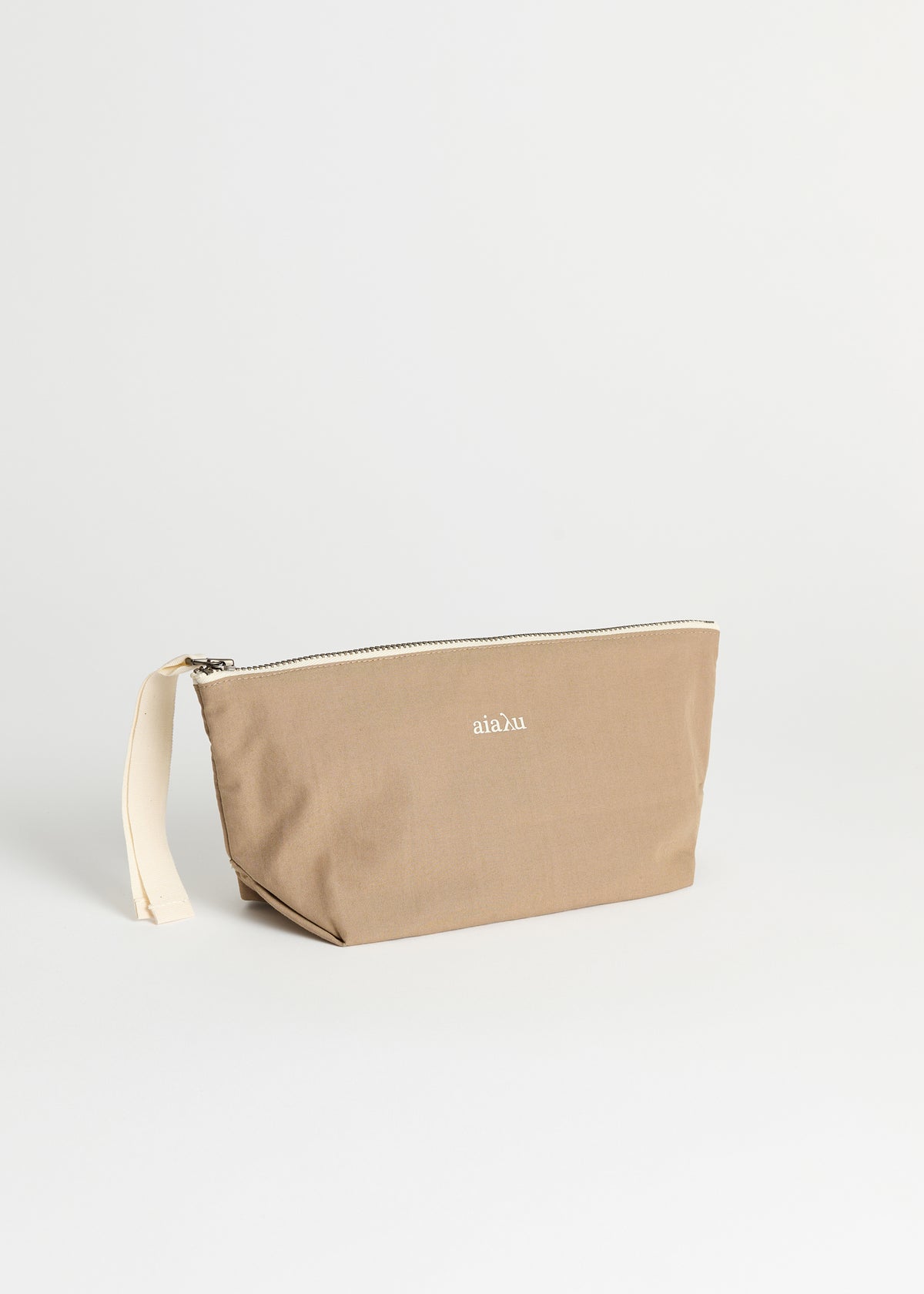 Pouch mini heavy poplin | Light earth Bag aiayu
