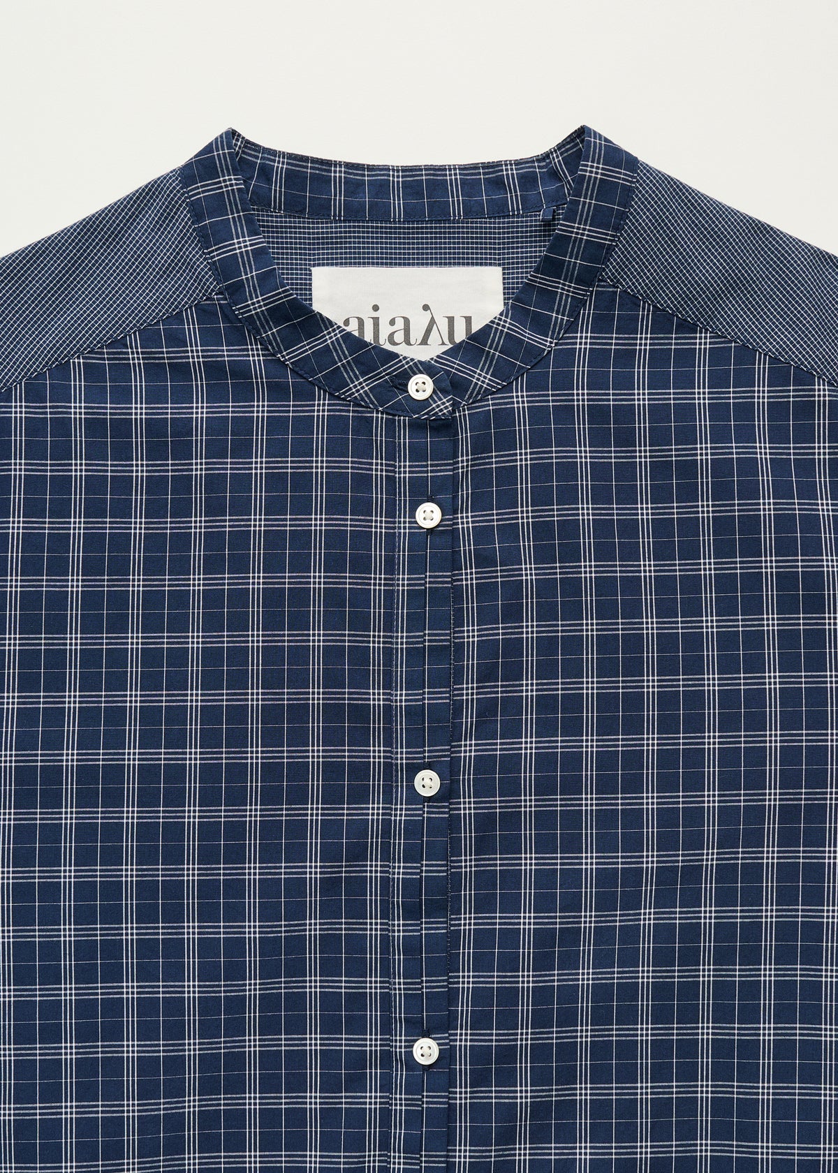 Sani dress check | Mix navy Dress aiayu