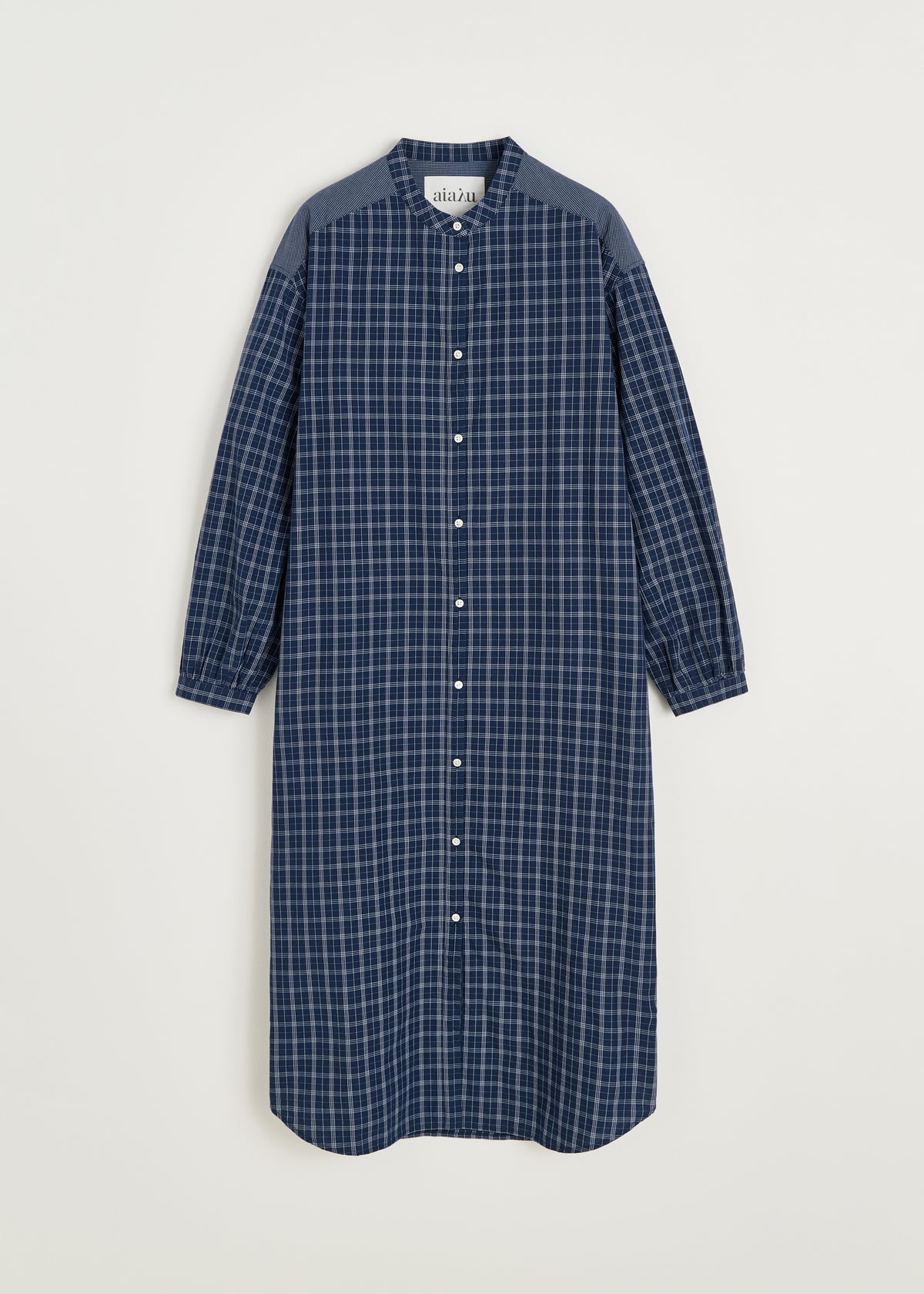 Sani dress check | Mix navy Dress aiayu