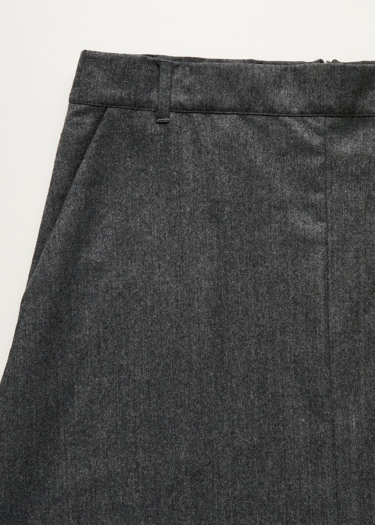 Stella skirt – fine wool | Dark Grey Skirt aiayu