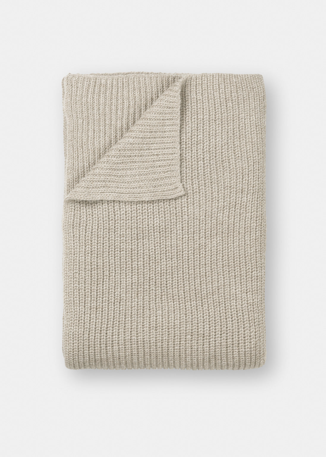 Tito llama wool throw - 130x160 | Wheat Throw aiayu