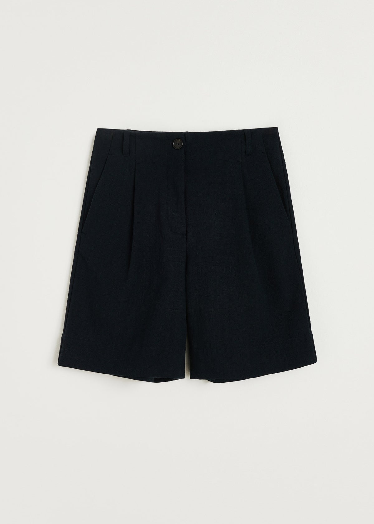 Willy shorts cotton | Navy Shorts aiayu