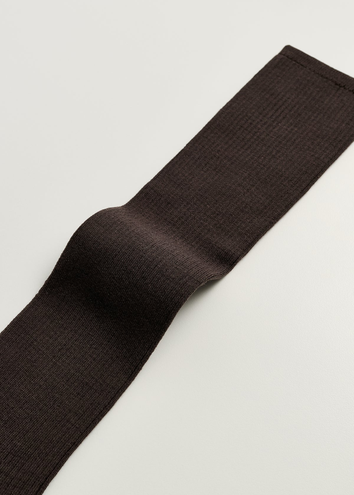Wool knee socks | Brown Socks aiayu