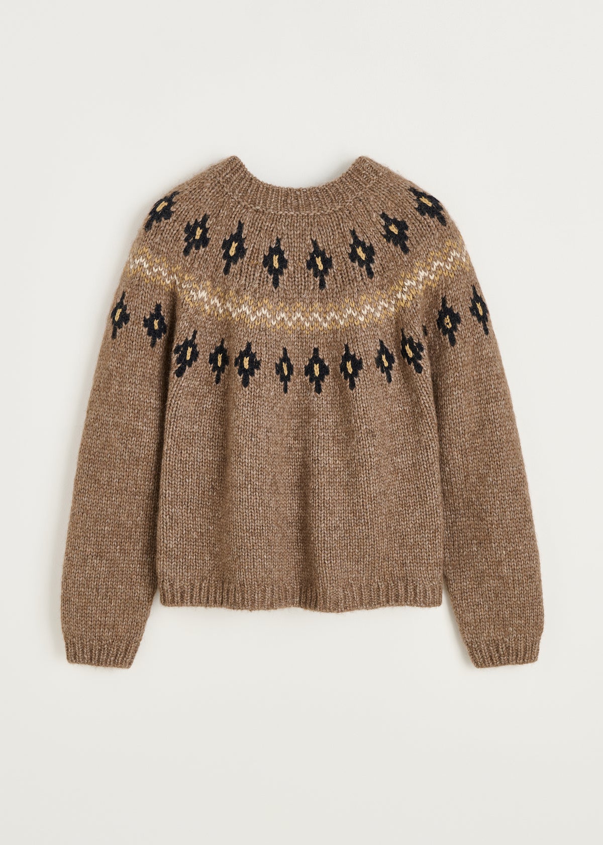 Wyn sweater – llama wool | Mix pure brownie Sweater aiayu