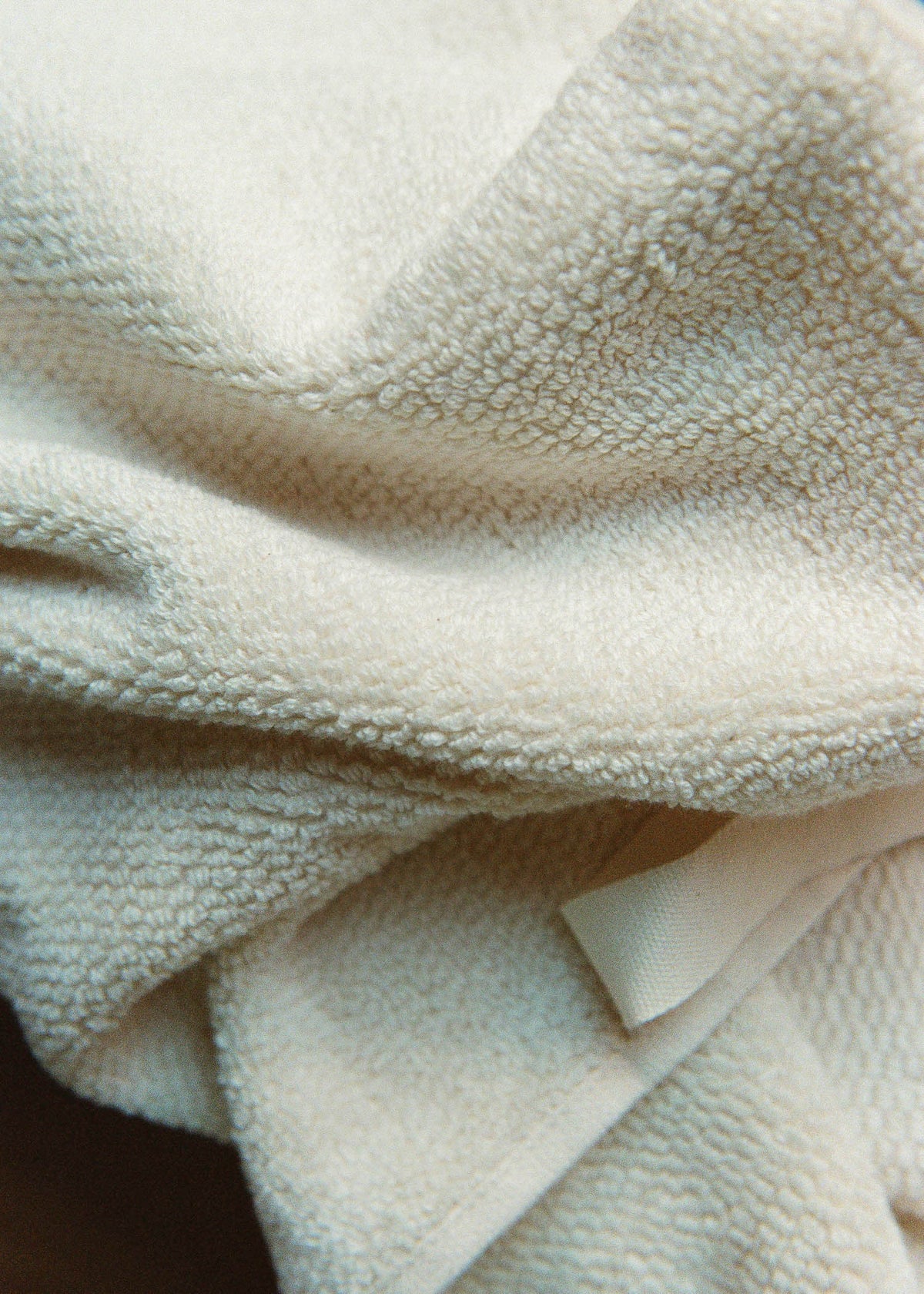 Cotton bath sheet - 100x150 | Pure ecru Towel aiayu